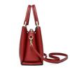 Fashi Solid Color With Pearl Chain One Shoulder Bag Portable Casual Large Capacity Cross-body Handbag For Women