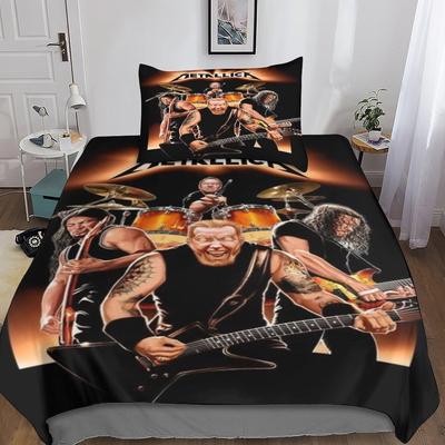 Slayer Heavy Metal Band Duvet Cover 3D Exquisite Music Digital Print Bedding Set Comforter Bed Home Decor Boys Birthday Gift