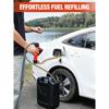 MADHOLLY Hand Fuel Pump With 3 Leakproof Clamps - RV Essentials Winterizing Kit, Antifreeze/Gas/Oil Transfer Siphon Pump