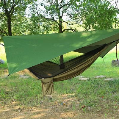 Tente Hamac Moustiquaire à Ouverture Rapide: Nylon Parachute pour Camping & Loisirs Extérieurs