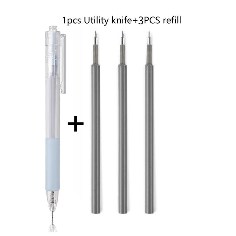 Paper Cut Knife Pen Refill Art Utility Knife Scrapbooking Cutting Tool Sticker Tape Cutter Express Box Knife DIY Craft supplies