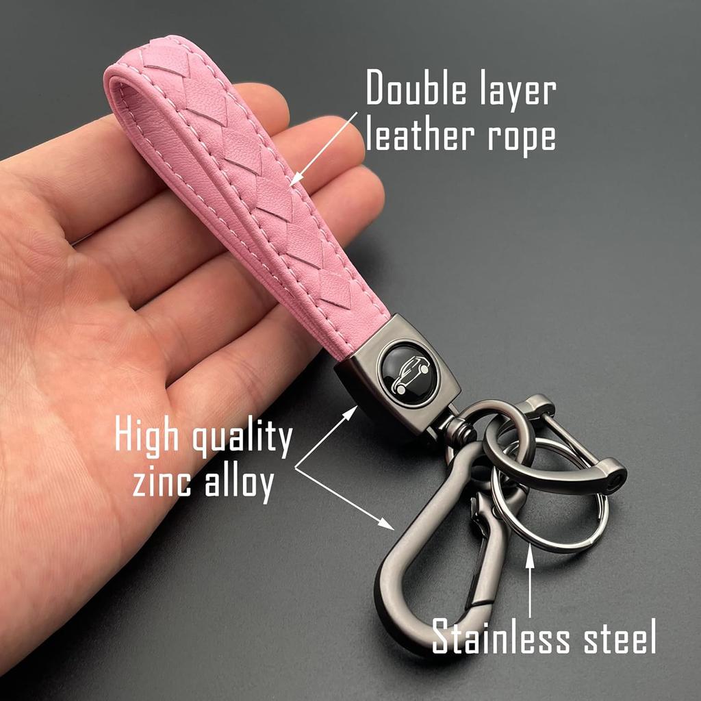 TANDRIVE Key Fob Cover Compatible With 2026 2025-2015 Jeep Compass Dodge Durango Cherokee Grand Cherokee Renegade Challenger Charger RAM Chrysler