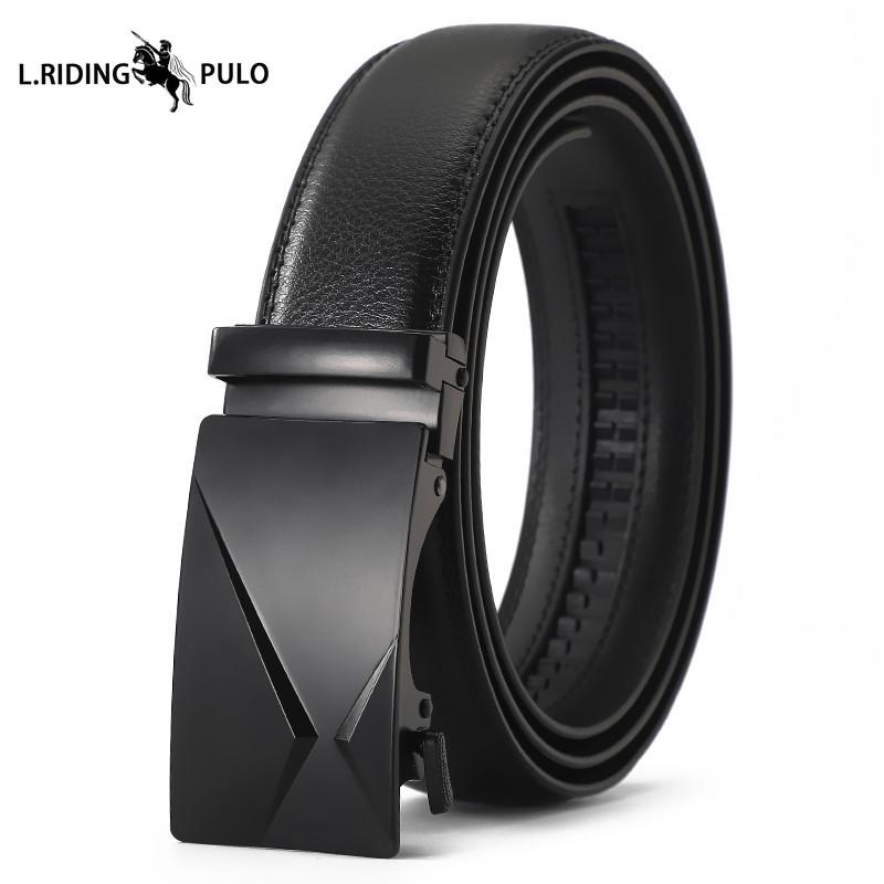 Gürtel Herren High-End Leder Automatikschließe Rindsleder Gürtel Herren Business Herren Hosen Lässig