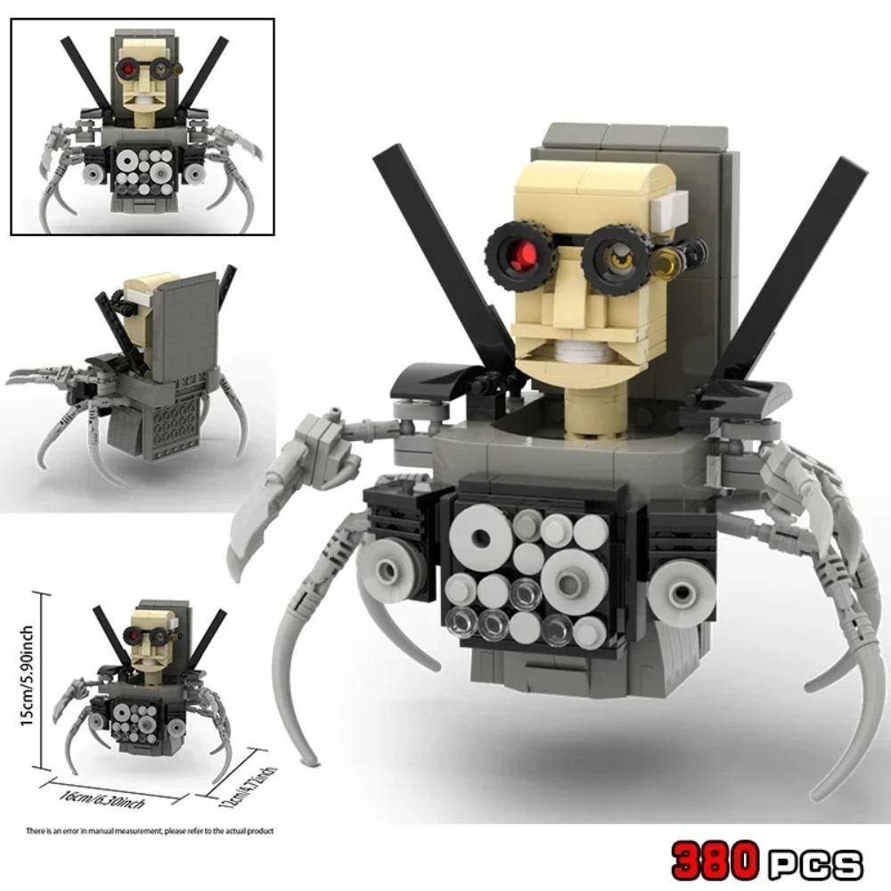 Moc Skibidi Toilet Action Figures Modello da costruzione Blocchi Camerman Titan Speakerman Surveillance Man TVMan Ragazzi Giocattoli per bambini Regali