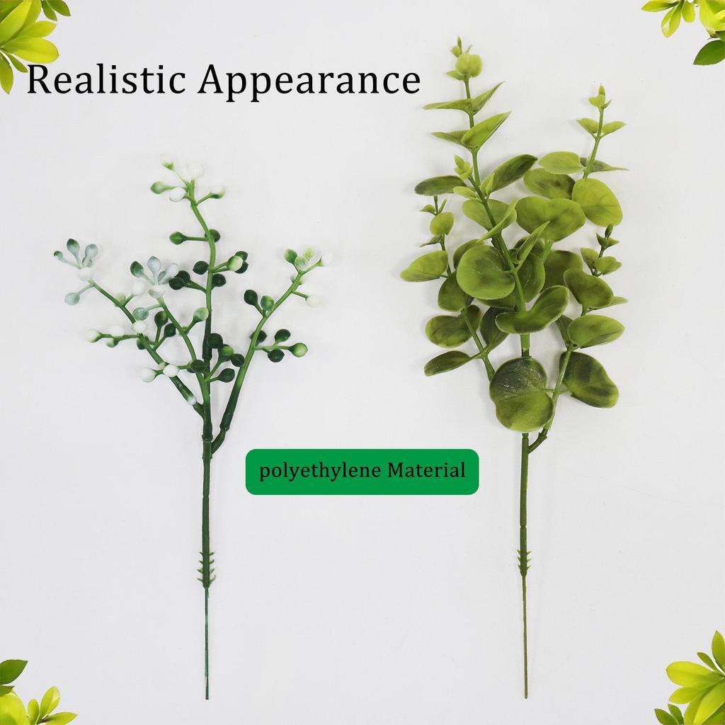 Kai Jin Eucalyptus Leaf and Berry Wreath - Rustic Farmhouse Spring/Summer Wall Decor