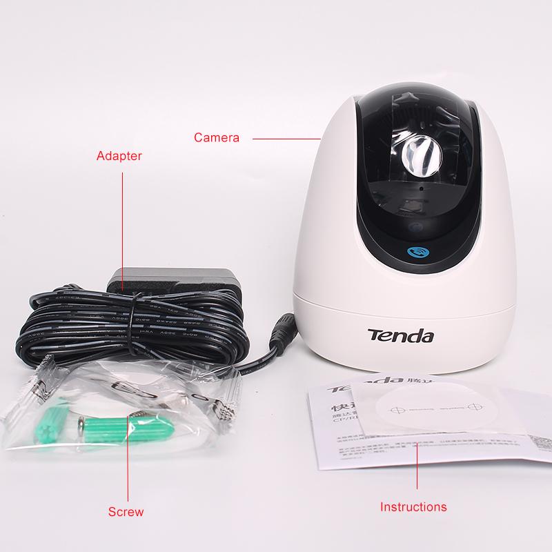 Tenda RP3 Pro 3MP Indoor Security Camera WiFi6 Two-Way Audio 360° All-Round Vision for Home Security Baby Monitoring Optional SD