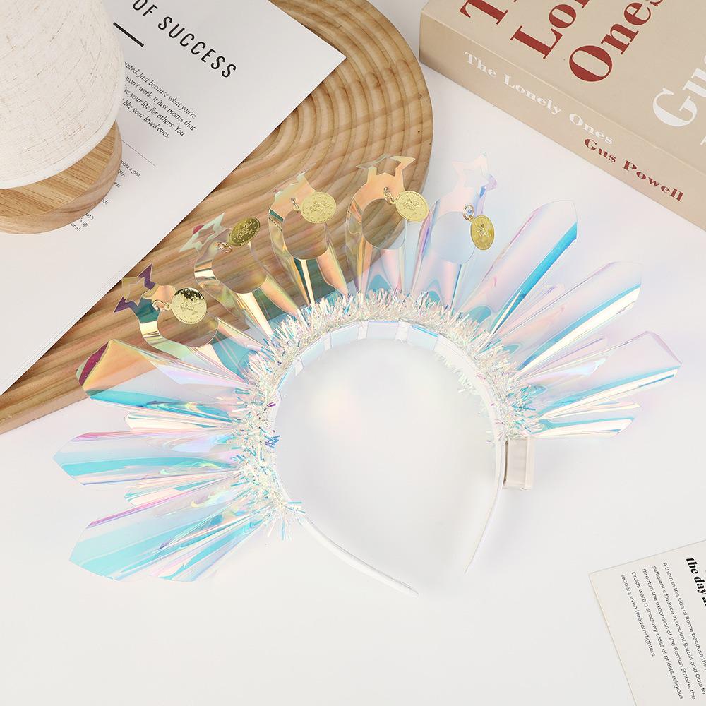 Children's Christmas Sparkle Headband: Festive Stage Prop