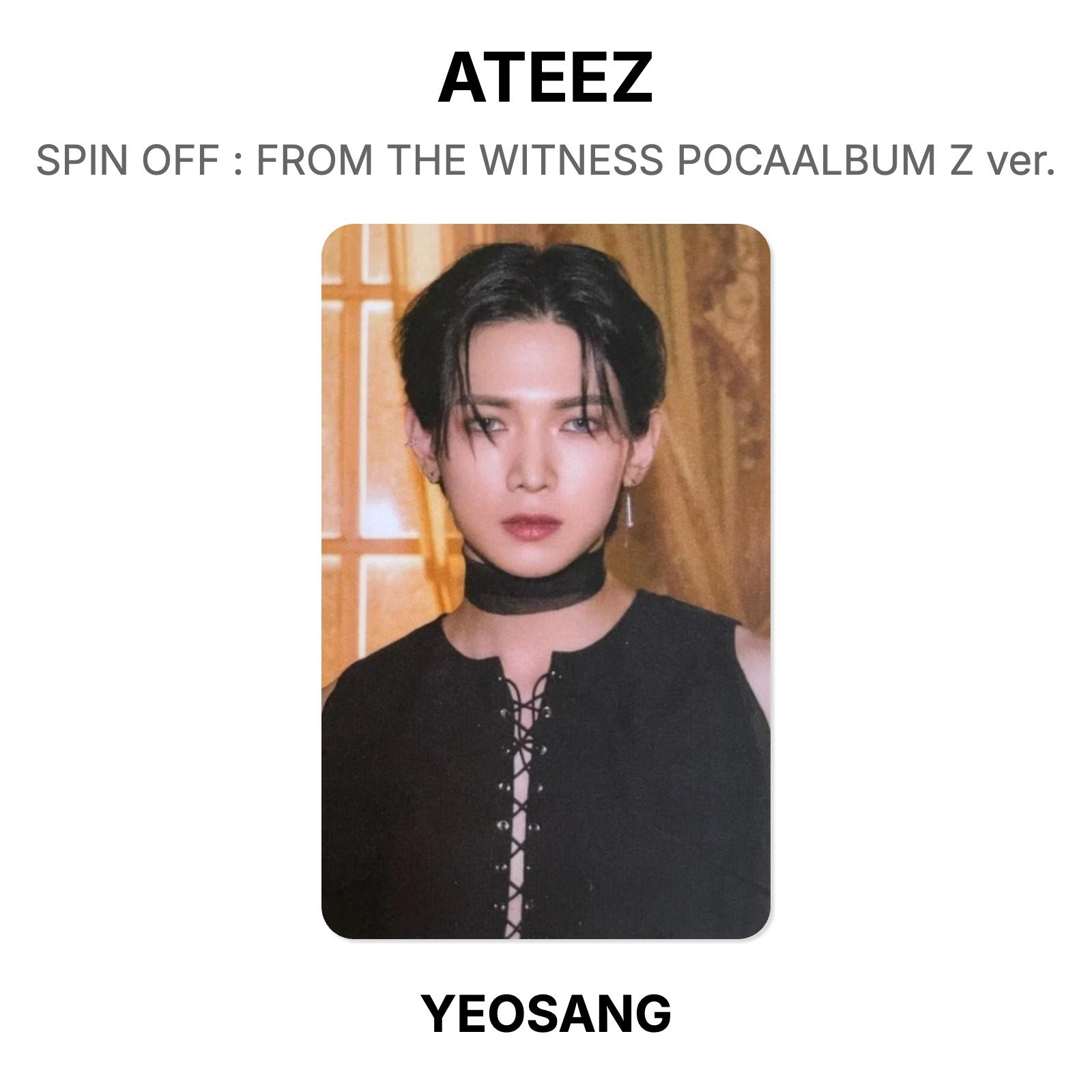 ATEEZ Спин-офф : ИЗ АЛЬБОМА СВИДЕТЕЛЯ Z ver. Официальная фотокарта YEOSANG