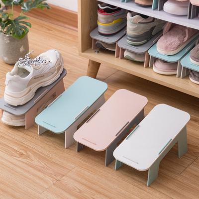 Removable Simple Shoe Rack Creative Storage Shoes Organizer Rack Household Double-layer For Shoe Cabinet