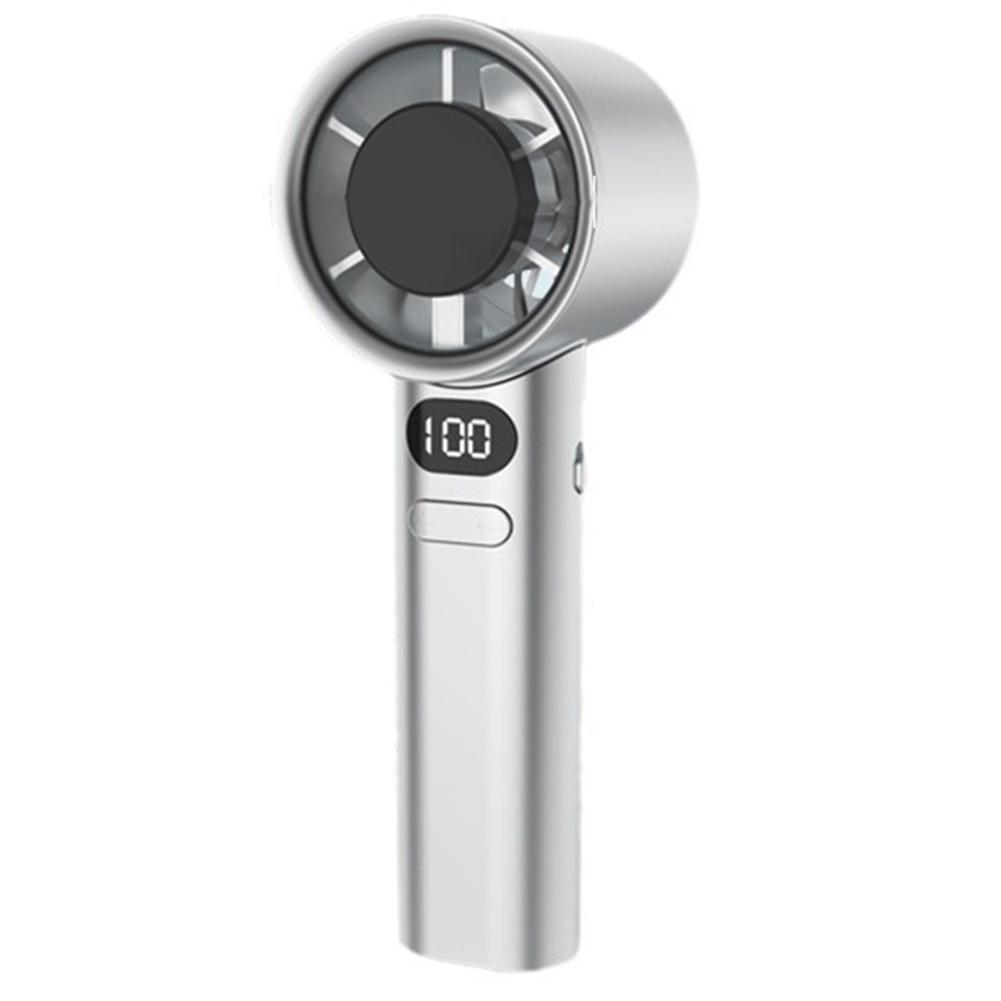 USB Rechargeable Handheld Fan Featuring Turbocharged Airflow and Multiple Safety Protections for Comfort and Safety