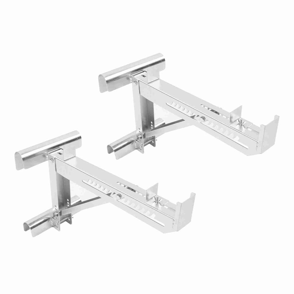 2 Stück Leiterböcke Verstellbarer Stabilisator Dreibein Tragende Halterung Legierungsstahl Leiterständer Set