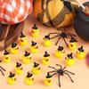 Mini Resin Duck Tiny Ducks Witch Hat Miniature for Craft Dollhouse Fairy Garden Home Decoration
