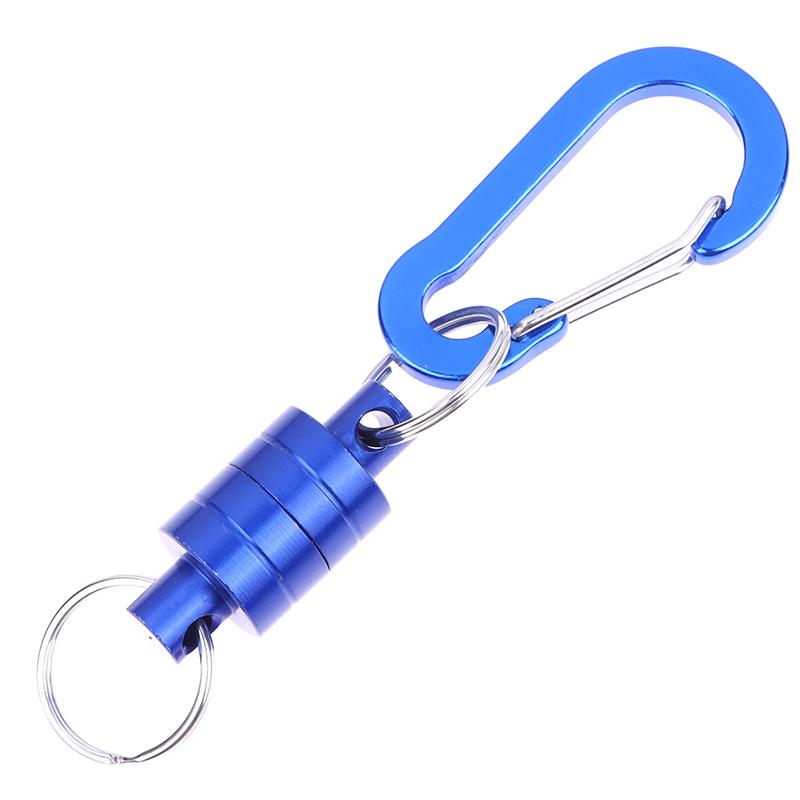 Fishing Hanging Buckle Magnetic Buckle With Keychain Carabiner Anti-Falling Fast Hanging Buckle Metal Strong Magnetic Buckle