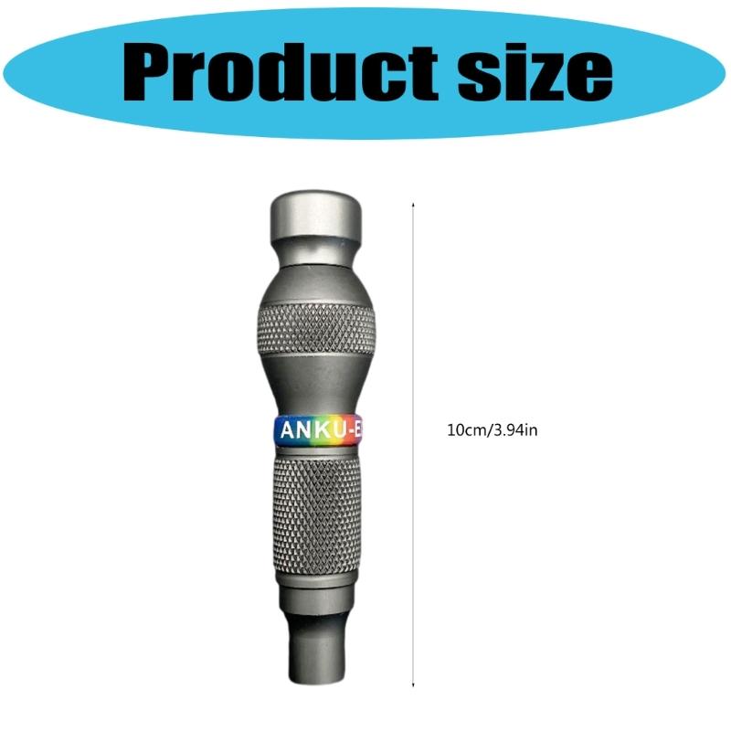 Heavy Duty Auto Locking 6.35 Magnetic Screwdriver Handle Full Aluminum Alloy Ergonomic Grip Suitable For Precise Tasks