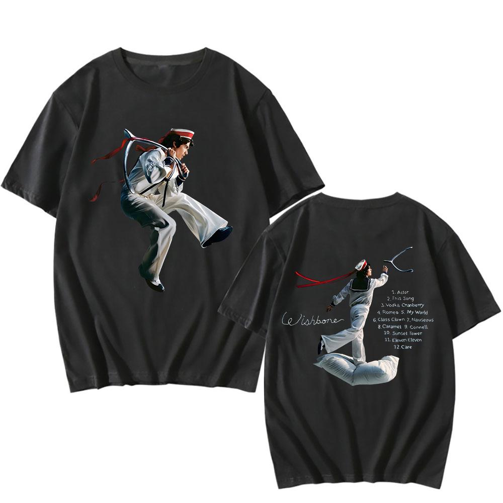 Conan Gray Wishbone Album Graphic T-shirt Short Sleeve Cotton Summer Tshirts for Male Streetwear Hip Hop 2025 Fashion Men Tees