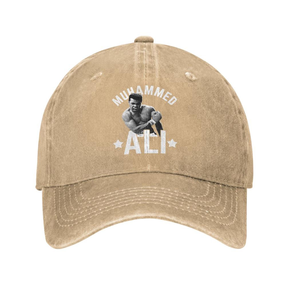 Gewaschene Baseballkappe Muhammad-Ali Sommer Hip Hop Hüte Für Paar Damen y2k Lustige Outdoor Fitnessstudio Sonne Snapback Kappe