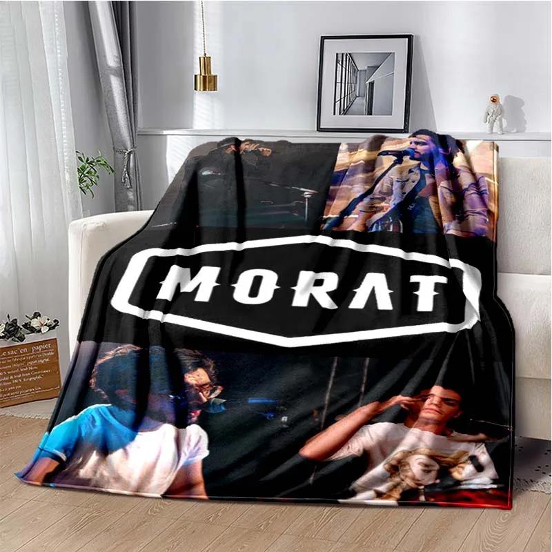 Morat Music Band Printed Flannel Blanket Soft Autumn and Winter Warm Plush Throw Blanket Adult Bedroom Sofa Bed Picnic Blanket