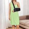 Women's Post Shoulder  Dress Tear Away Sleeveless Dress Side Full Open Chemo Port Adaptive Nightgown