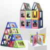 Instax Magnetic 3-inch Photo Frame & Decorative Refrigerator Pegboard Sticker Set