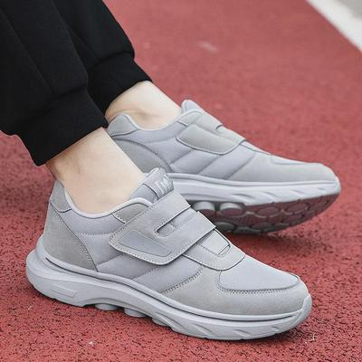 2024 Damen-Freizeit-Wanderschuhe mit weiter Passform und Klettverschluss – extra breit, mit weicher Sohle, ideal für die Frühlings- und Herbstmode.
