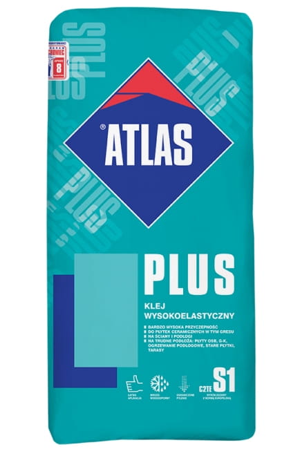 Atlas Plus Highly elastic tile adhesive 25 kg deformable