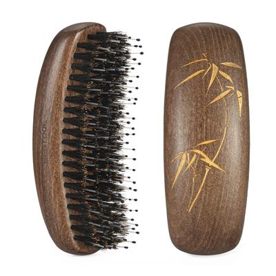 BESTOOL design Poils de sanglier pour cheveux pour un soin capillaire lisse prévient les cheveux prévient les cheveux statiques cuir chevelu brillant améliore les cheveux peigne en bois Brosse sans dommage,