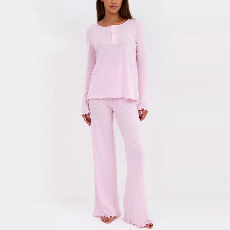Europe, America, exquisite pajamas suit women, independent station comfortable long-sleeved trousers loungewear
