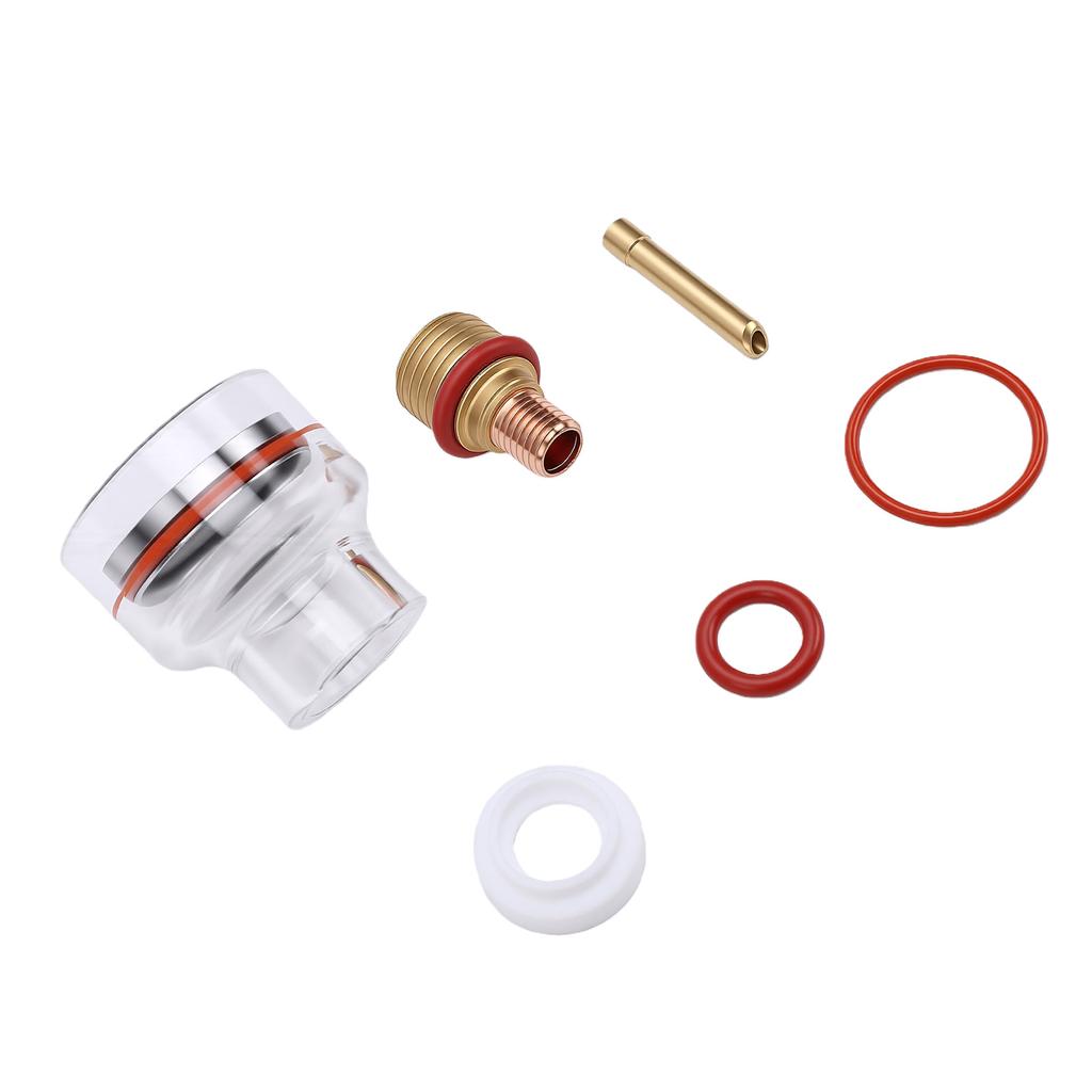 Torch Glass Cup Welding Torch Kit 3 32in Suitable for WP 17 18 26 Collets Body Gas Lens High Heat Welding Accessory