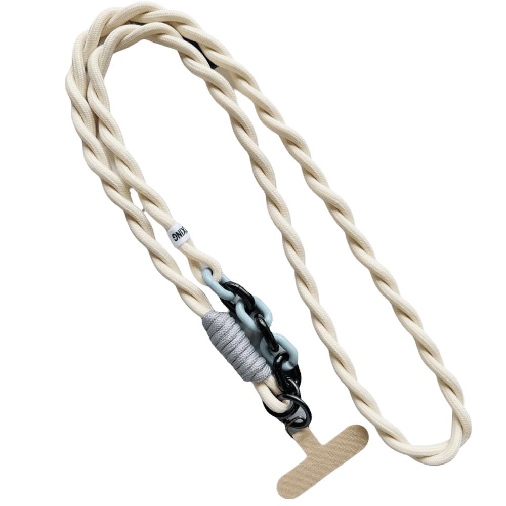 Nylon Braided Phone Lanyard Dopamine Crossbody Hanging Rope Phone Charm Accessories