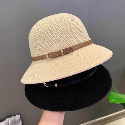 Ins Versatile Knitted Fisherman's Hat Children Summer Sunshade Sunscreen Washbasin Hat