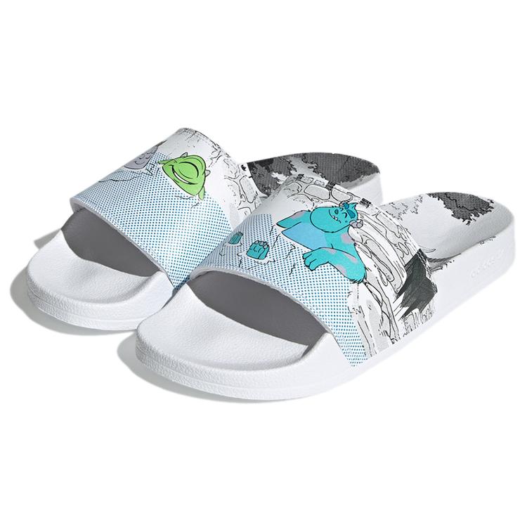 Adilette Monsters Inc. X Adilette Adidas Originals Lite 'Mike & Sulley' GX0995