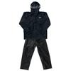 Moonbat EDWIN Rain Suit and Bottom Water Size L (Top Set), Water-Repellent, 10,000mm Resistance, 53070, Black,