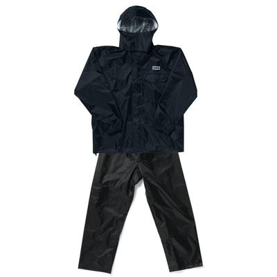 EDWIN Rain Top and Bottom Water Water Pressure Resistance LL Size [Moonbat] Suit, Set, Repellent, 10,000mm, 53070, Black,