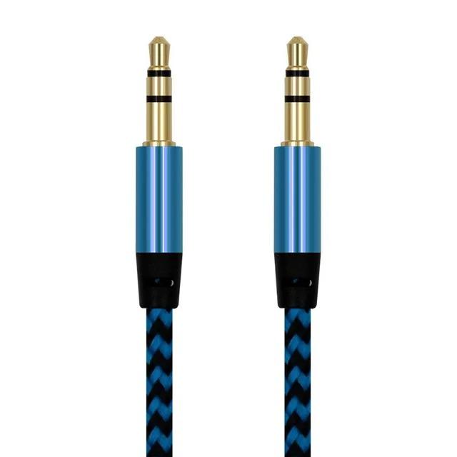 Aux Cable 1M Jack 3.5mm Audio Cable 3.5mm Speaker Cable Male To Male Car Aux Cord for JBL Headphone Iphone Samsung AUX Cord