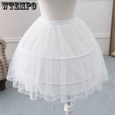 Bustle Mulheres Saia Brace Lolita Violent Fishbone Saia Brace Ajustável Diário Puff Saia Cosplay Saia Brace Petticoat Birdcage Brace