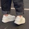 2025 summer new thick-soled heightening casual board shoes women's 6cm muffin sole small panda white shoes