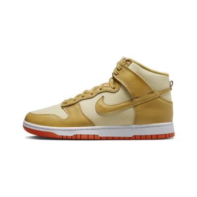 Dunk High Wheat Gold Safety Orange Men’s Sneakers DV7215-700
