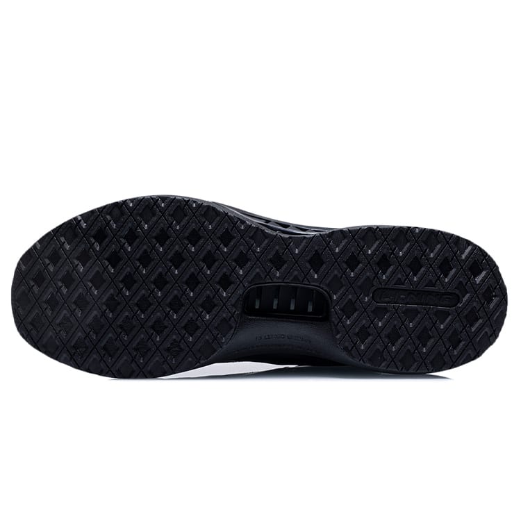 Li Ning Comet Breathable Low top Running Shoes Men's Black AGLR037-1