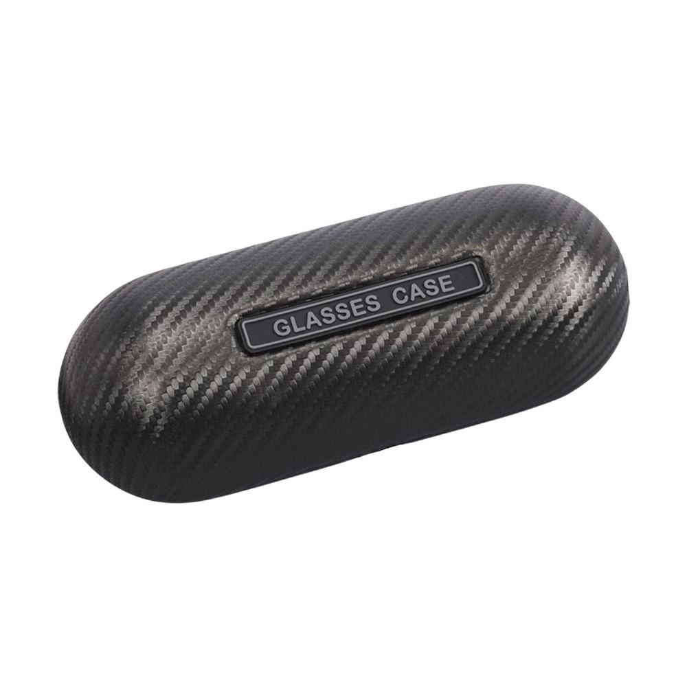 Black Leather Eyewear Case Carbon Fiber Glasses Storage Box Fashion Glasses Box  Travel