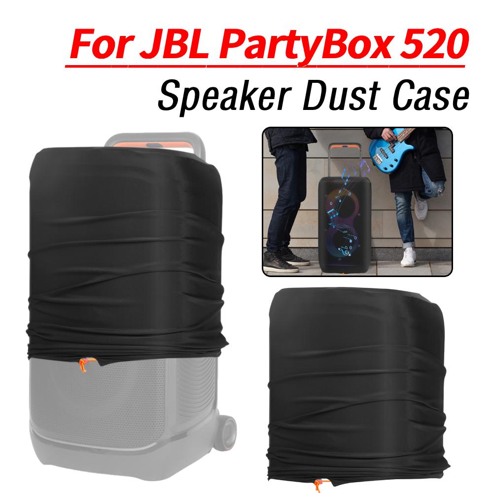 For JBL PartyBox 520 Speaker Dustproof Cover Portable Speaker Stretch Dust Case Lycra Protective Cover Speaker Accessories