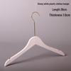 White Plastic Women's Clothing Hanger with Pant Clips for Live Streaming and Household Use