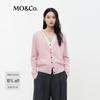 MO&Co. Women's V-Neck Knit Cardigan