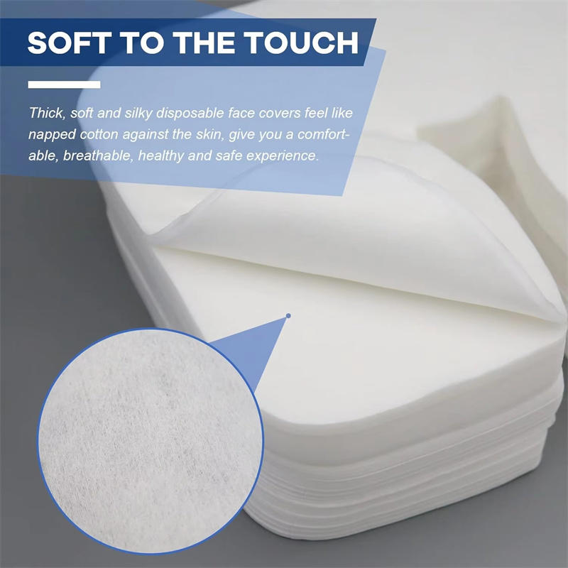 100/200Pcs Disposable SPA Face Massage Pad Beauty Salon Massage Headrest Pad Cotton Pillow Towel Cover Face Skin Care Tool