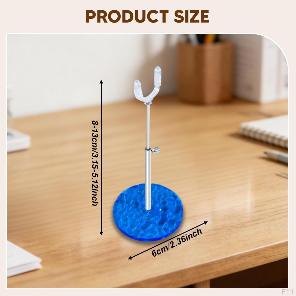 1/12 BJD Doll Stand Adjustable Height Premium Action Figure Sturdy Durability Portable
