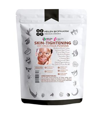 Máscara facial em pó reafirmante (200 g), Pó facial para aperto da pele,