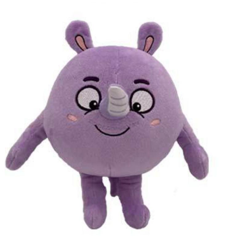 24cm Dětská Zoo Plyšové Hračky Kreslená Kočka Nosorožec Ježek Anime Měkká Plyšová Zvířátka Panenka Hračky s Dětskými Písničkami Dětské Děti Narozeninové Dárky