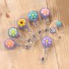 1pc Retractable Nurse Badge Reel Clip Students ID Card Badge Holder Accessories Cute Work Badge Reel School Supplies