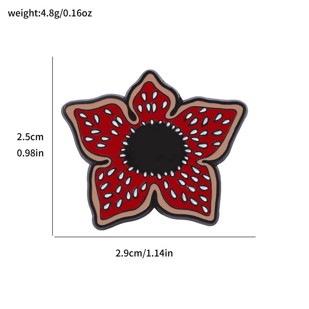 34 Odcinek Metalowa Odznaka Stranger Things Film Przygodowy Fantasy Postacie Filmowe i Telewizyjne Akcesoria Broszka ze Stopu Pin