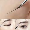 2pcs Eye Shadow Brush Ultra Thin Sickle Diagonal Makeup Brush Horizontal Silkworm Brush Eyebrow Brush