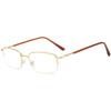 Blue Light Blocking Reading Glasses Men Women Ultralight TR90 Titanium Alloy Optical Frame Eyeglasses Square Eyewear